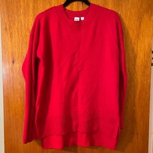 Gap crew neck tunic sweater